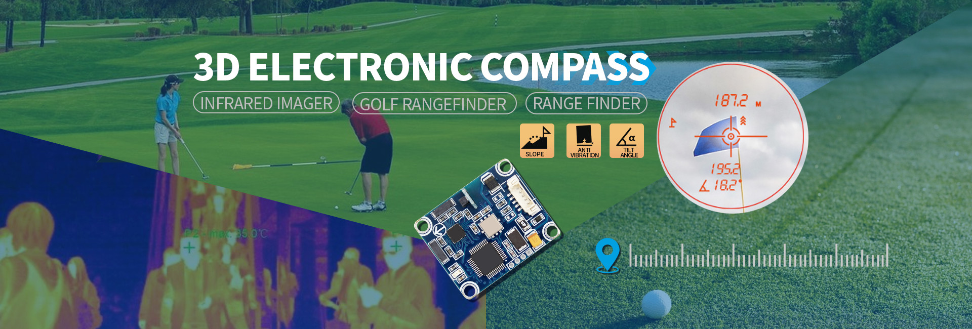 calidad Inclinómetro inclinable del sensor fábrica